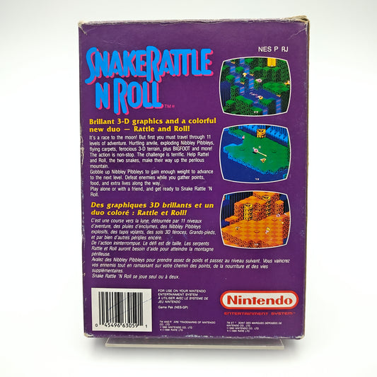 Snake Rattle N Roll - Nintendo Entertainment System