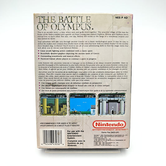 The Battle Of Olympus - Nintendo Entertainment System