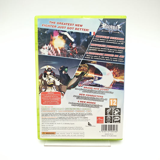Blazblue Continuum Shift - Xbox 360