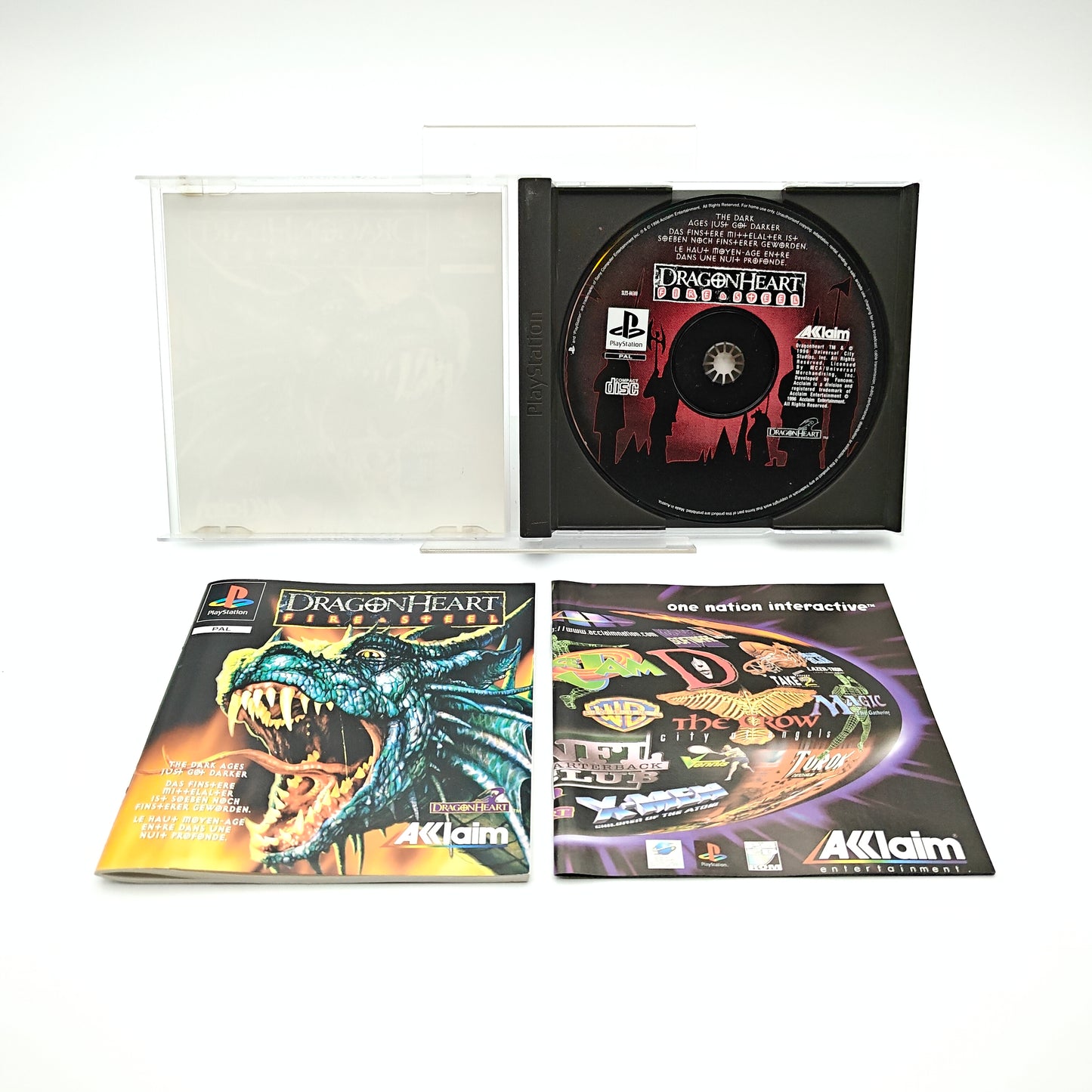 DRAGON HEARTS FIRE & STEEL - Playstation 1