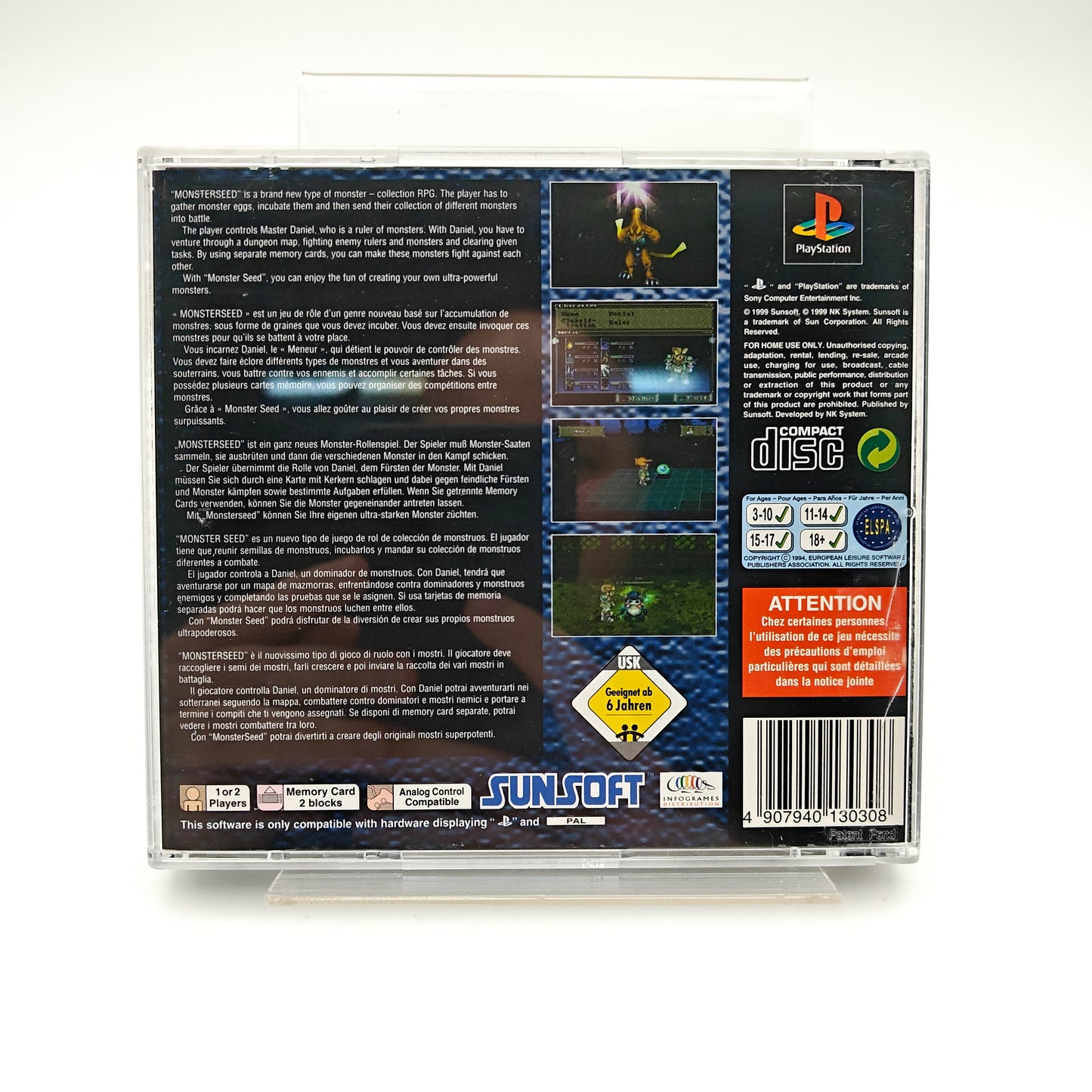 Monster Seed - Playstation 1