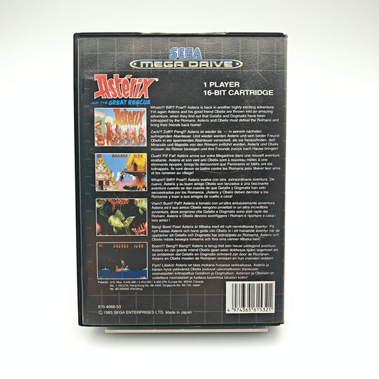 Asterix The Great Rescue - Mega Drive