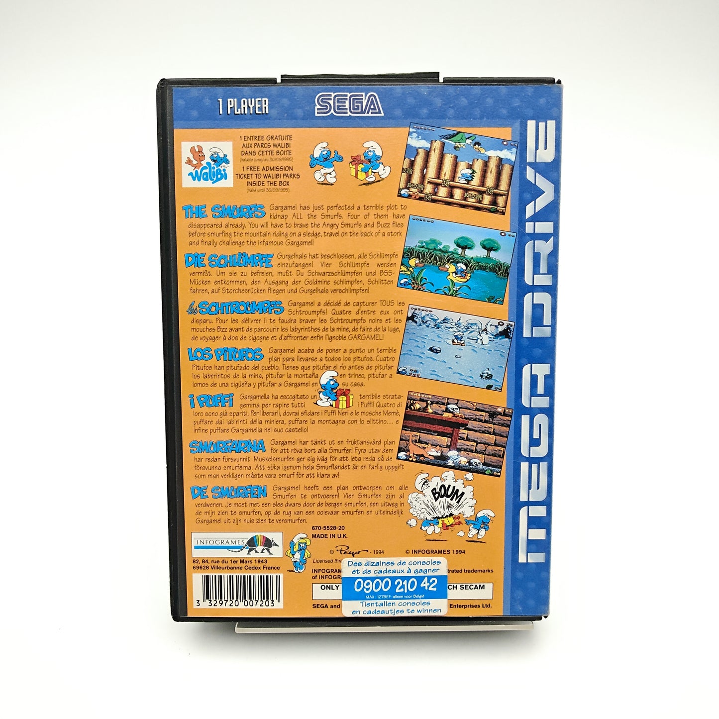 Les Schtroumpfs - Mega Drive
