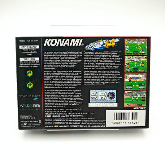 International Superstar Soccer 64 - Nintendo 64