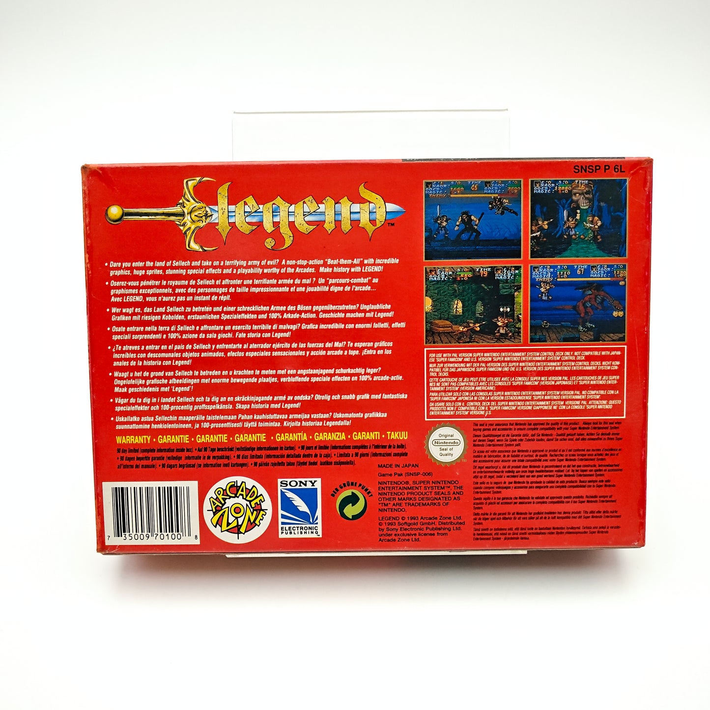 Legend - Super Nintendo