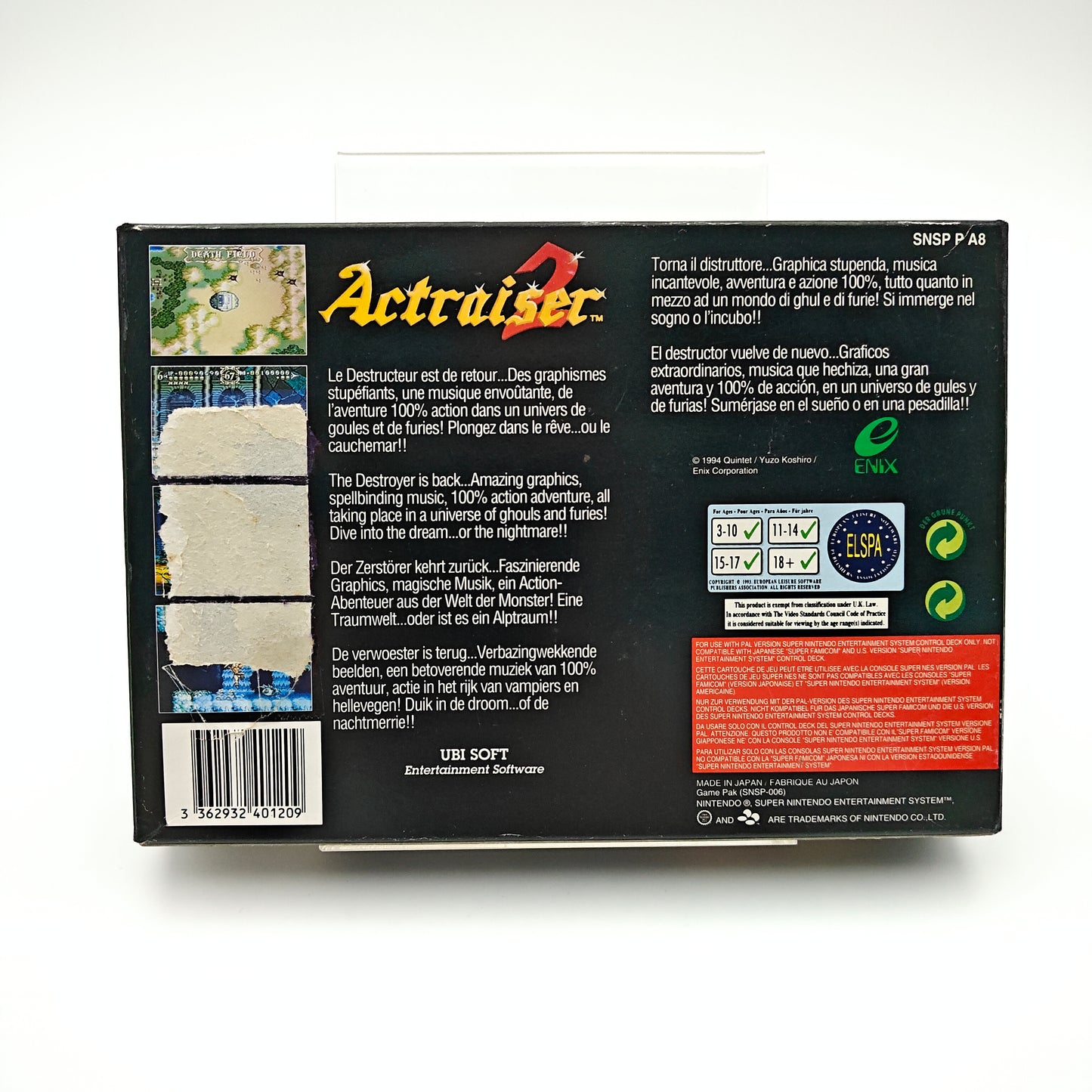 Actraiser 2 - Super Nintendo
