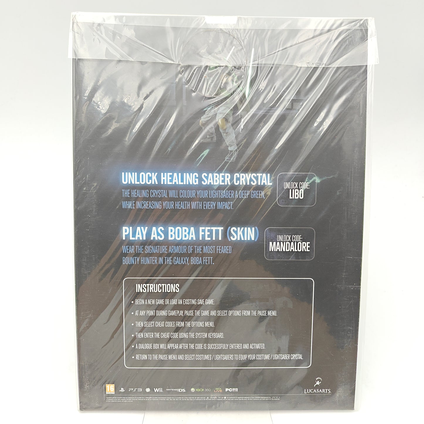 STAR WARS THE FORCE UNLEASHED SPECIAL EDITION ART CARDS -