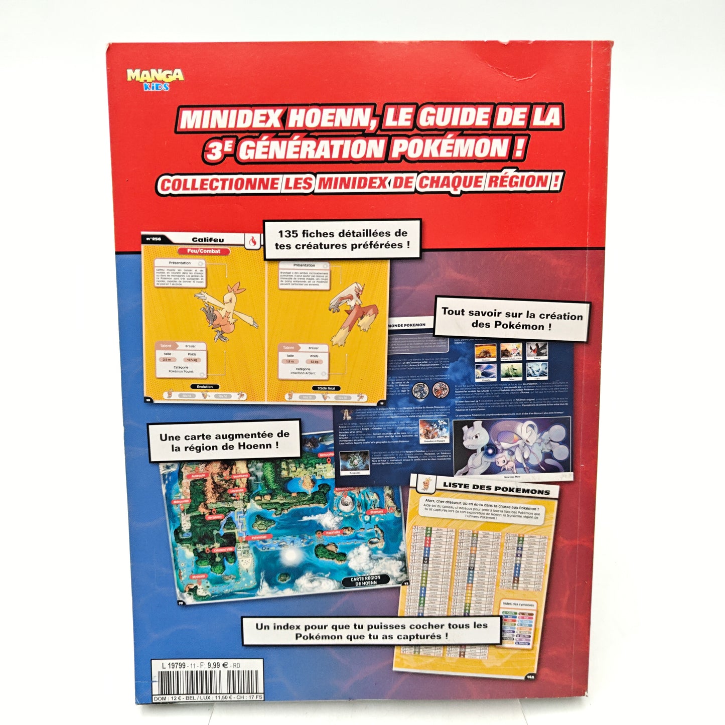 POKEMON MINIDEX REGION HOENN - LIVRE