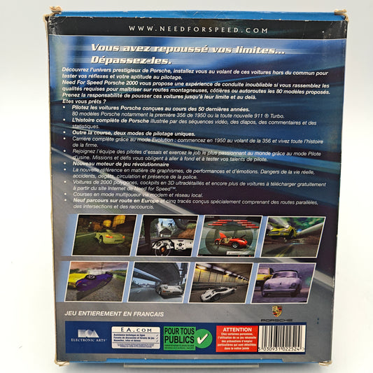 NEED FOR SPEED: PORSCHE 2000 - PC BIG BOX