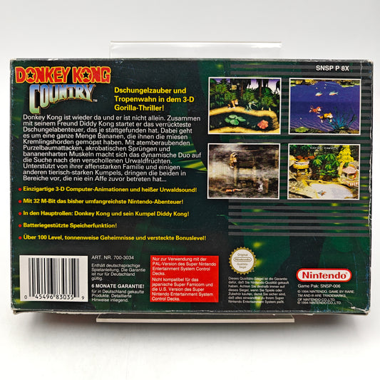 DONKEY KONG COUNTRY - SUPER NINTENDO