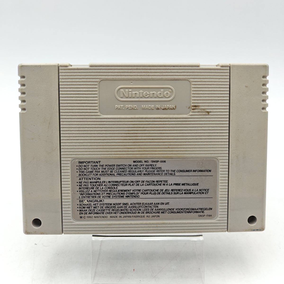 ROAD RIOT 4WD - SUPER NINTENDO