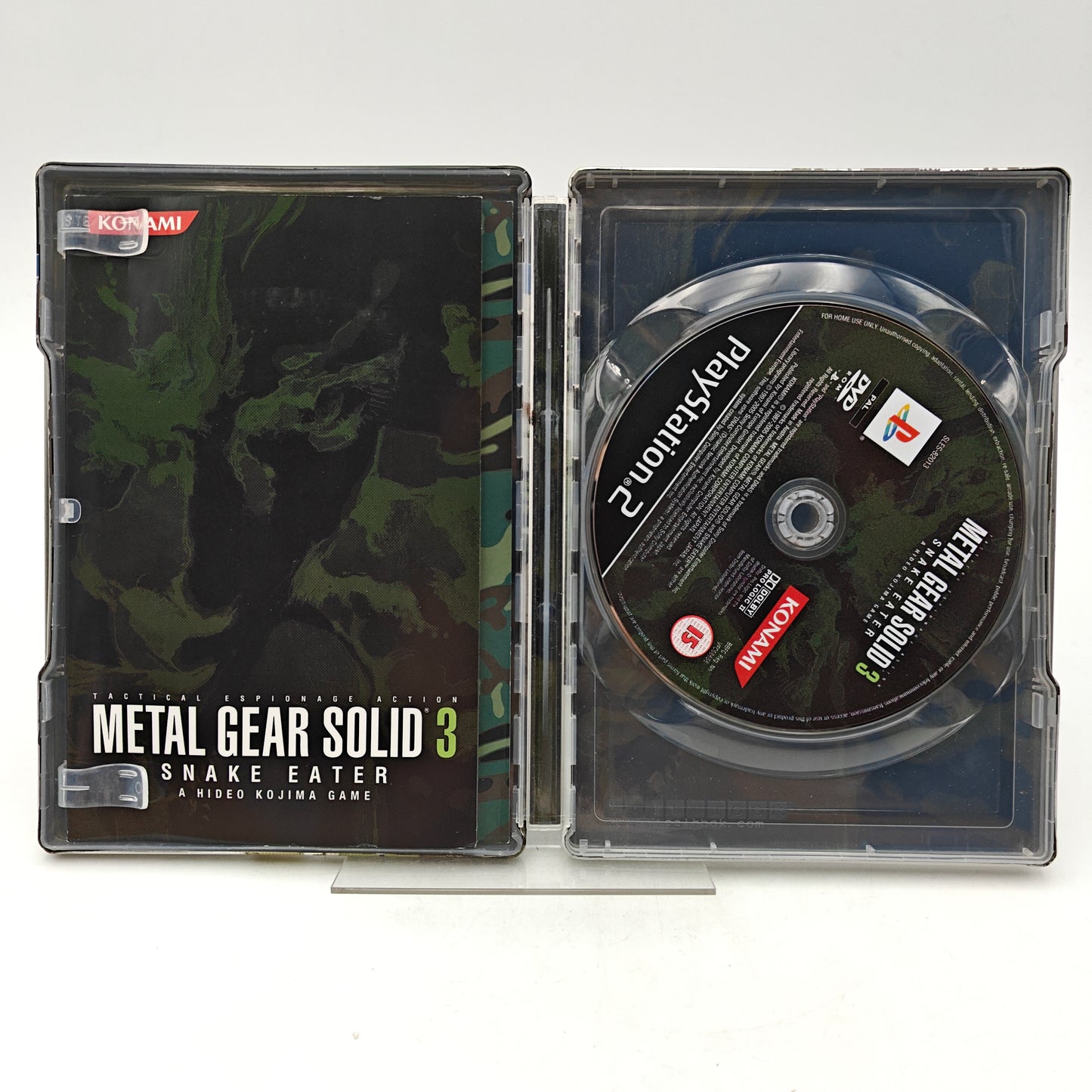 METAL GEAR SOLID 3 : SNAKE EATER STEALBOOK - PLAYSTATION 2