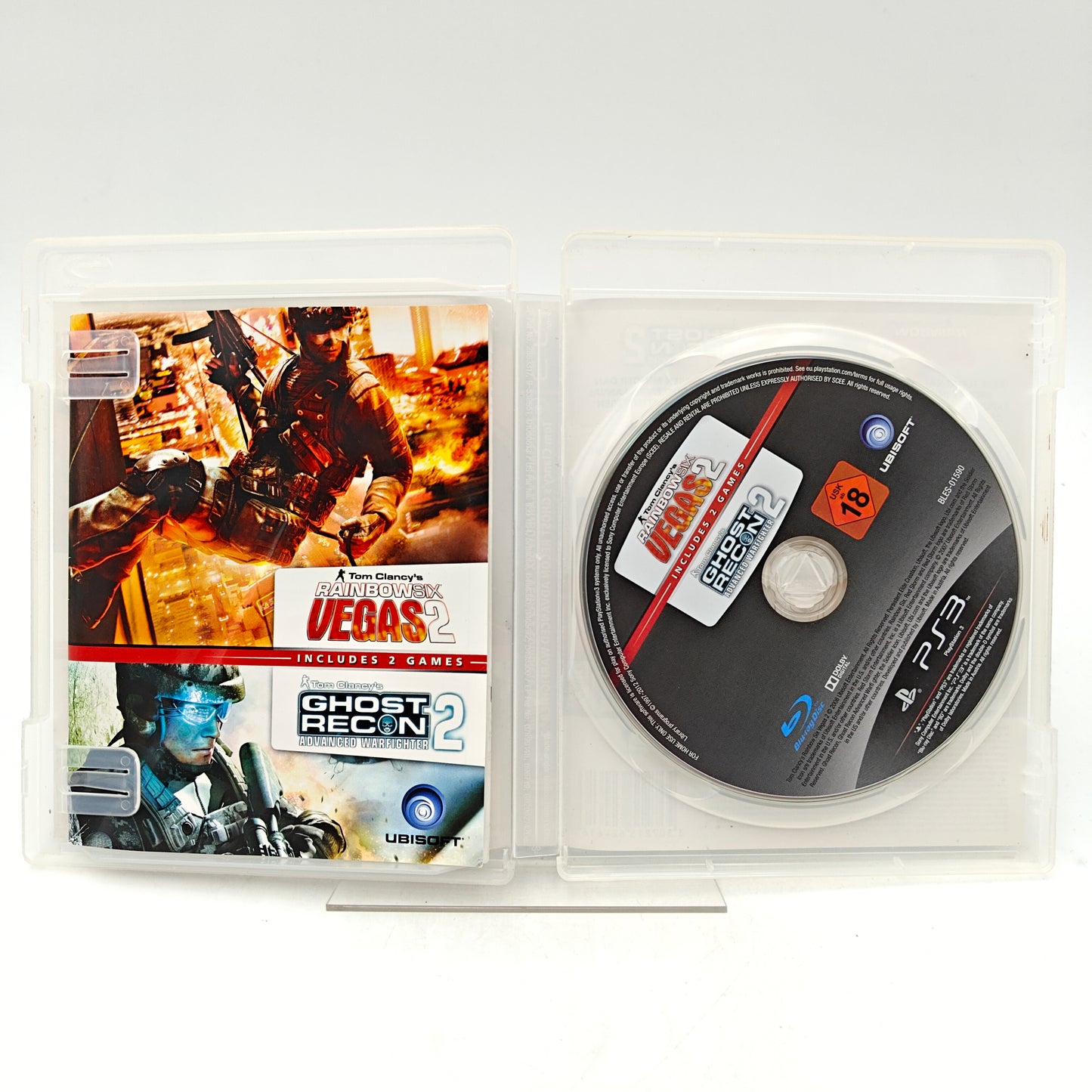 RAINBOW SIX : VEGAS 2 + GHOST RECON ADVANCE WARFIGHTER 2 - PLAYSTATION 3