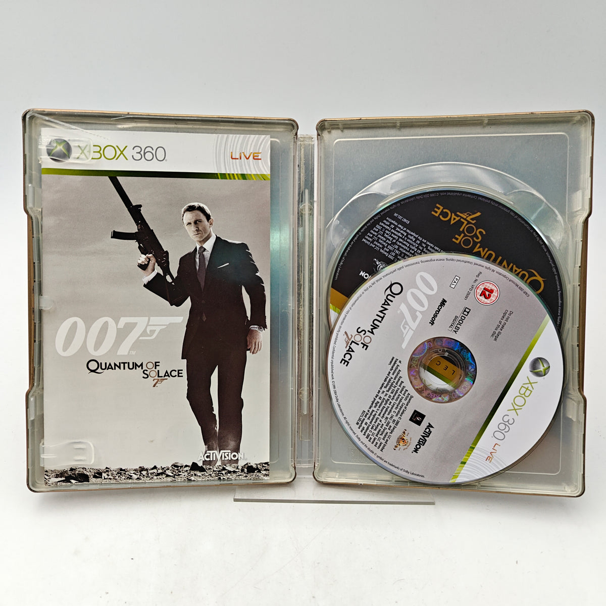 007 QUANTUM OF SOLACE (STEELBOOK) - XBOX 360