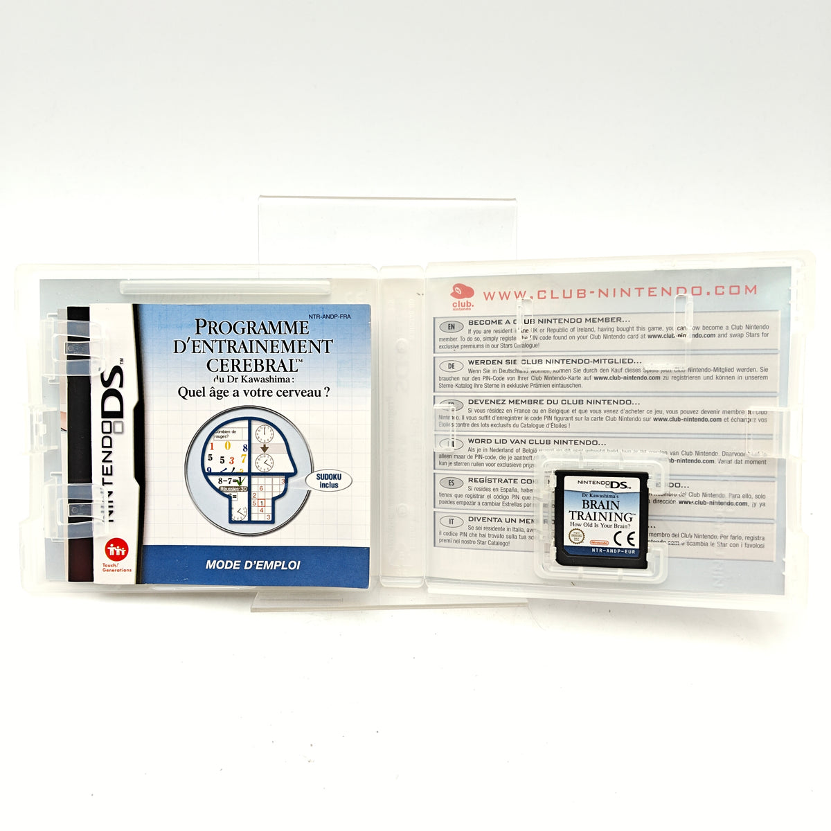 PROGRAMME D'ENTRAÎNEMENT CÉRÉBRAL DU DR KAWASHIMA - NINTENDO DS