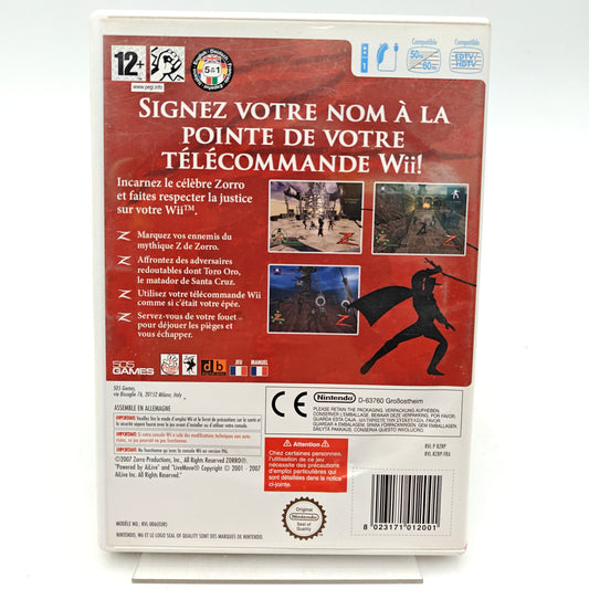 LA DESTINÉE DE ZORRO - NINTENDO WII