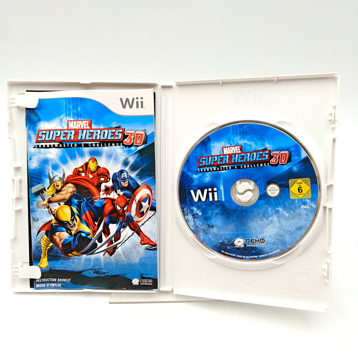 MARVEL SUPER HEROES 3D: GRANDMASTER'S CHALLENGE - NINTENDO WII