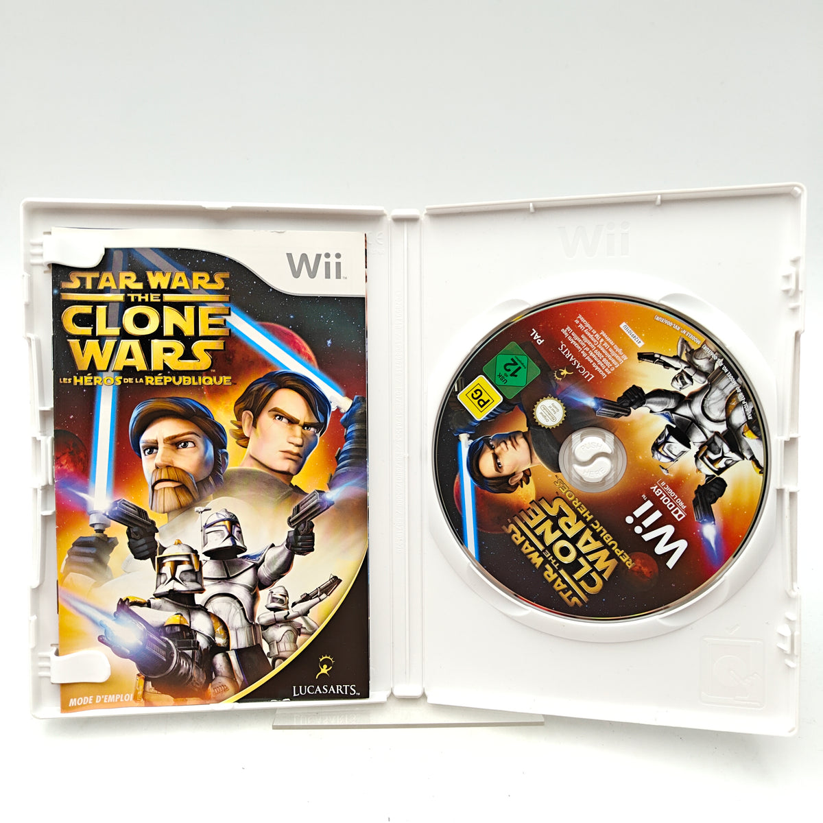 STAR WARS: THE CLONE WARS – LES HÉROS DE LA RÉPUBLIQUE - NINTENDO WII