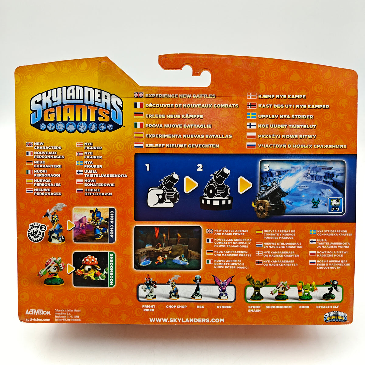 SKYLANDERS GIANTS – BATTLE PACK – CHOP CHOP / DRAGONFIRE CANNON / SHROOMBOOM