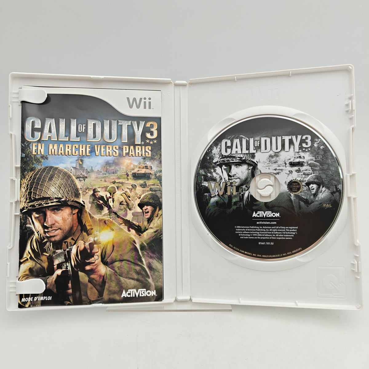 CALL OF DUTY 3 : EN MARCHE VERS PARIS - NINTENDO WII
