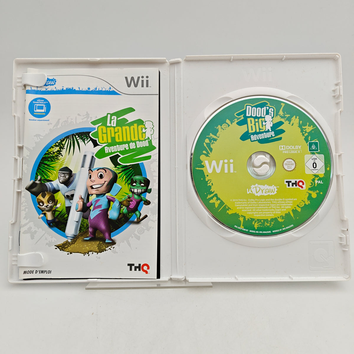 UDRAW : LA GRANDE AVENTURE DE DOOD - NINTENDO WII