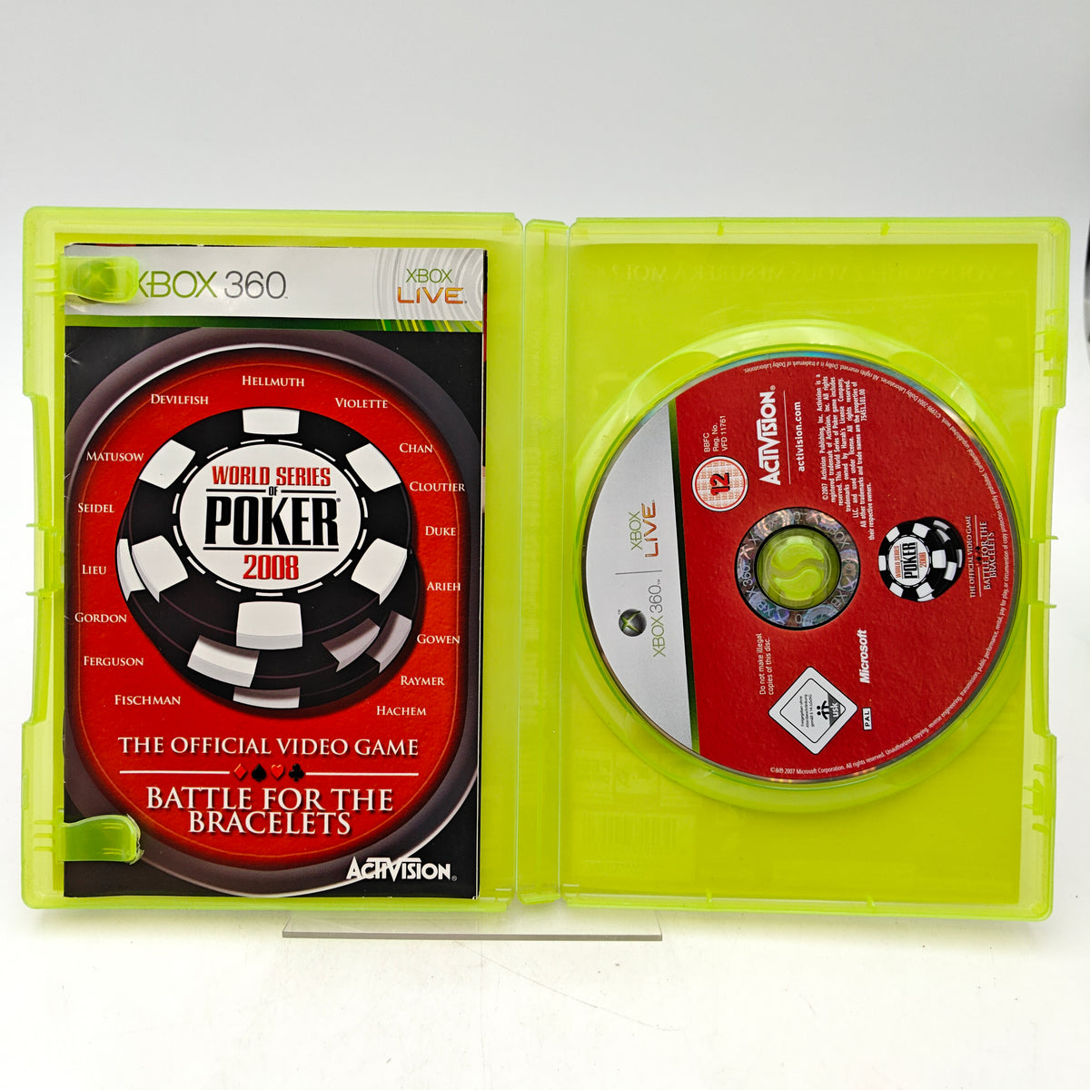WORLD SERIES OF POKER 2008 - XBOX 360