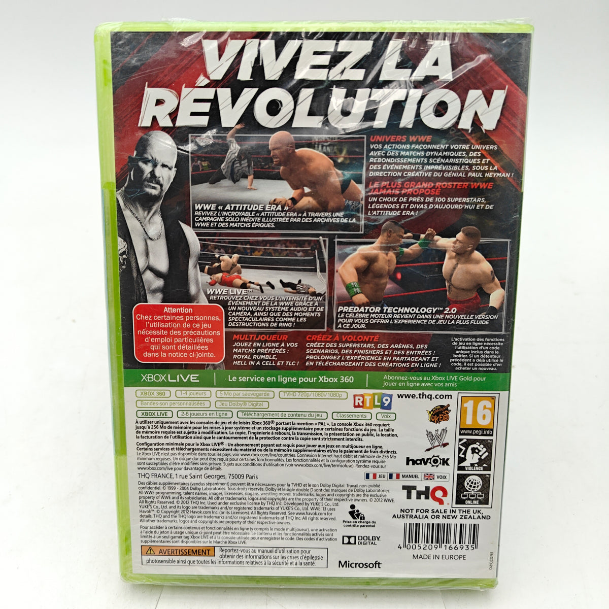 WWE '13 (NEUF) - XBOX 360