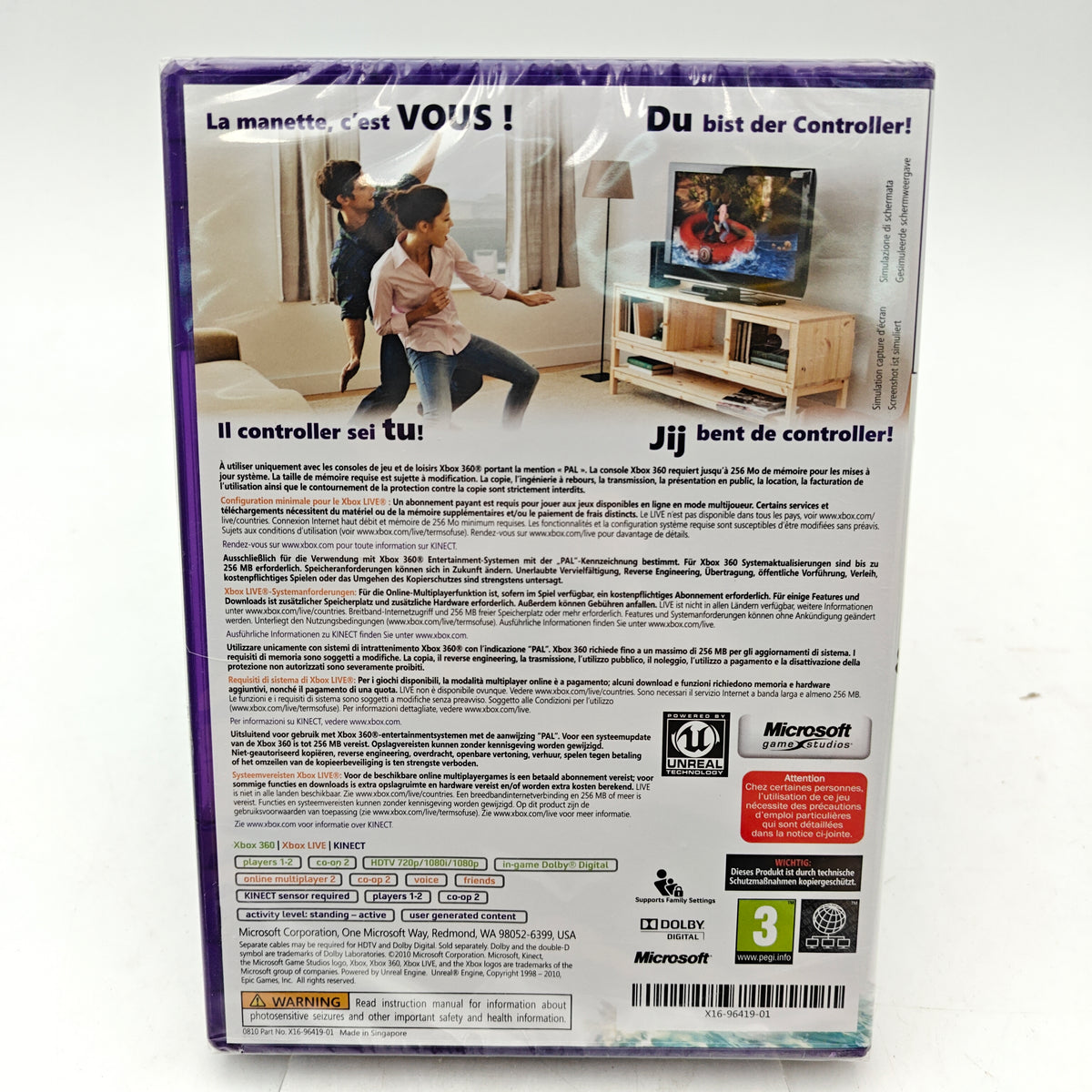 KINECT ADVENTURES! (NEUF) - XBOX 360