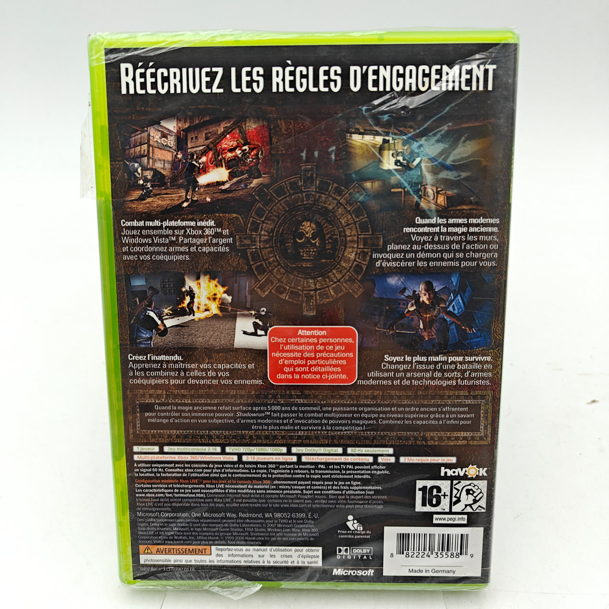 SHADOWRUN (NEUF) - XBOX 360