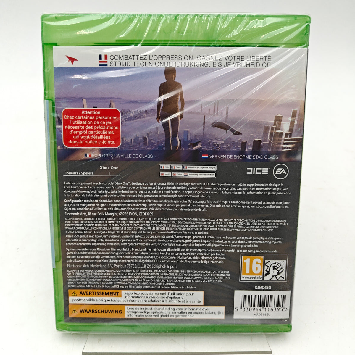 MIRROR'S EDGE CATALYST (NEUF) - XBOX ONE