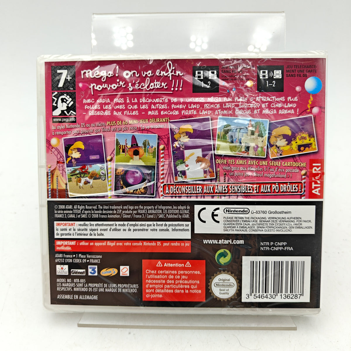 NADIA MEGAFUN LAND (NEUF) - NINTENDO DS