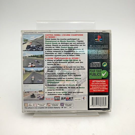 CASTROL HONDA SUPERBIKE RACING - PLAYSTATION 1