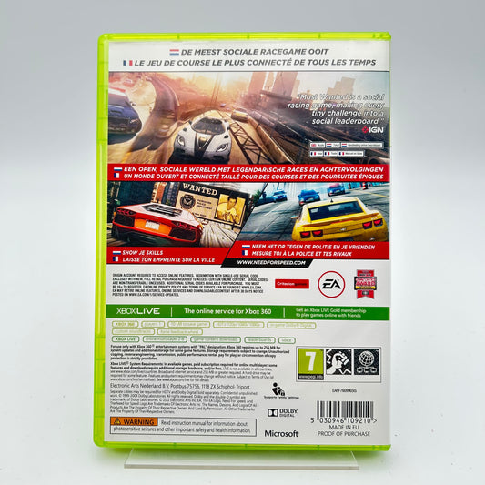 NEED FOR SPEED MOST WANTED - XBOX 360