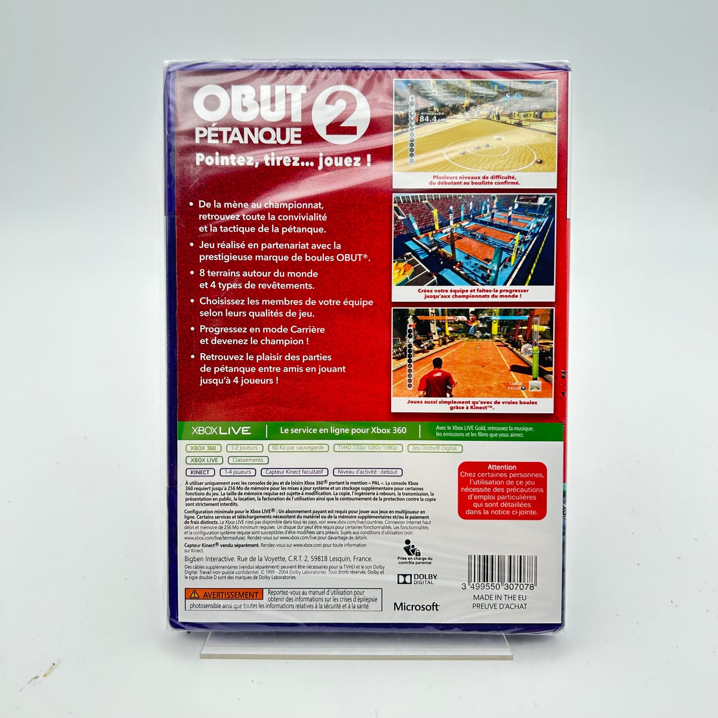 OBUT PETANQUE 2 (NEUF) - XBOX 360