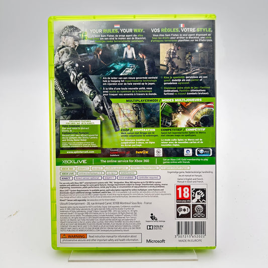 SPLINTER CELL BLACKLIST - XBOX 360