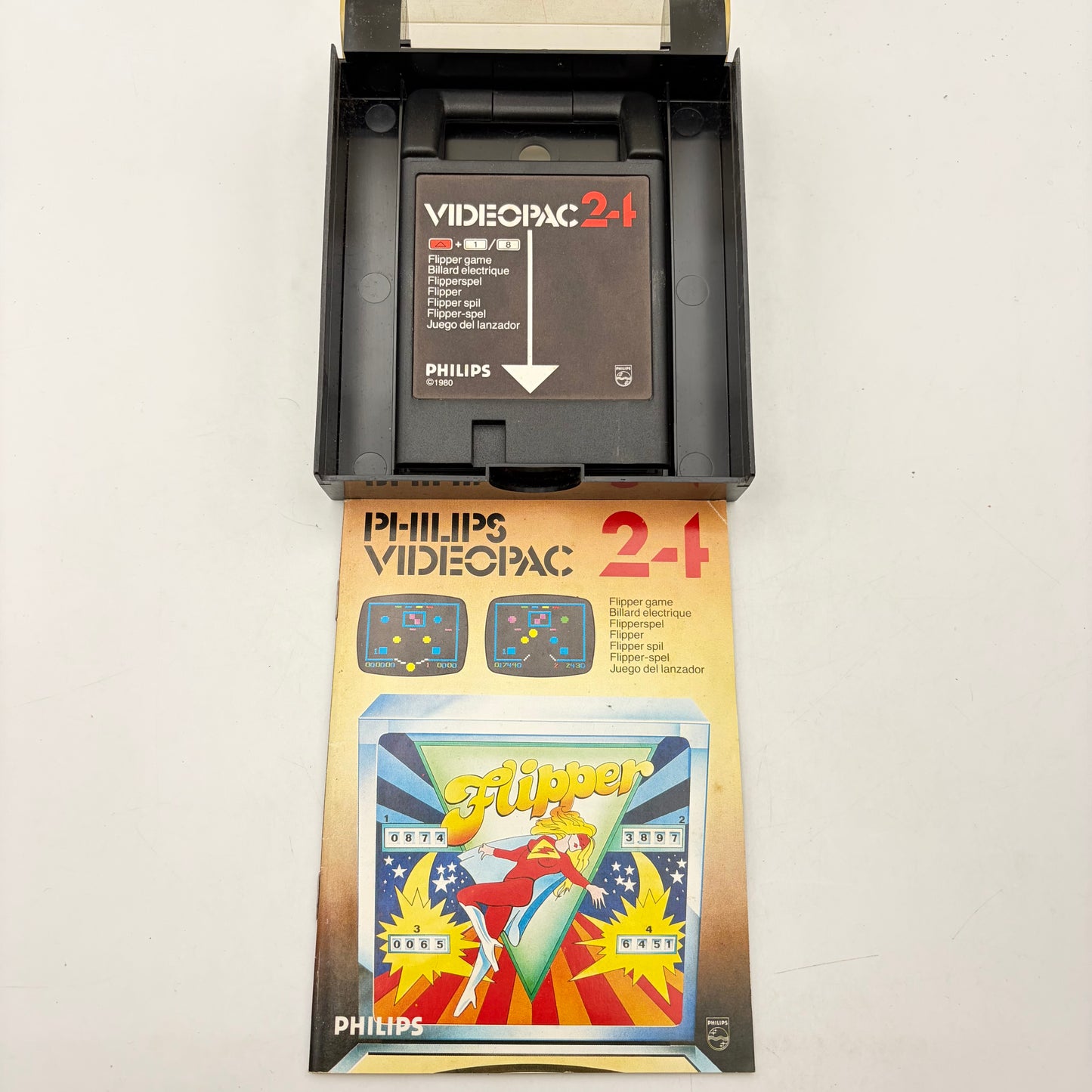 FLIPPER GAME (VIDEOPAC 24) - PHILIPS VIDEOPAC