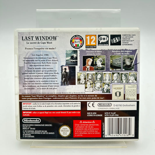 LAST WINDOW LE SECRET DE CAPE WEST - DS