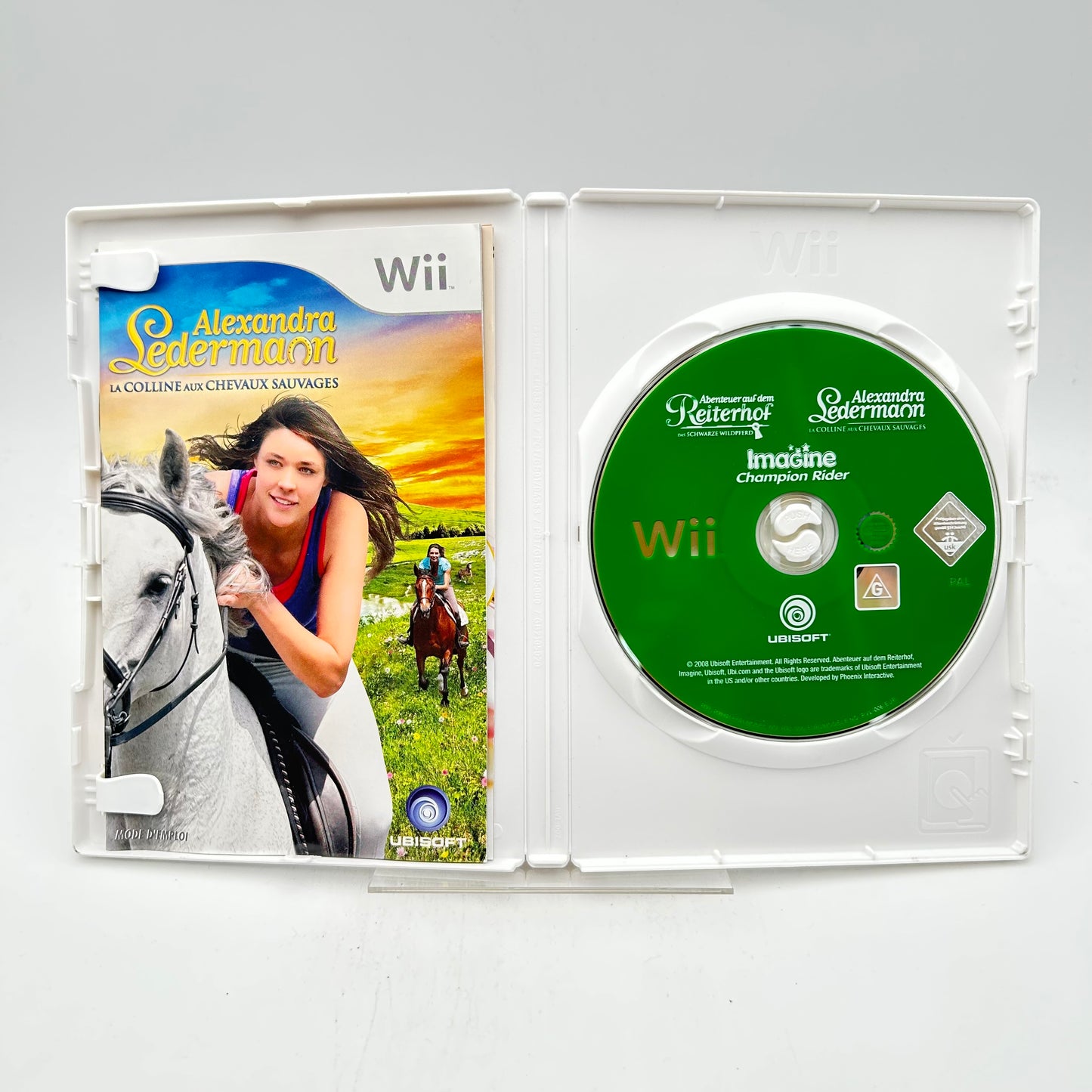 ALEXANDRA LEDERMANN LA COLLINE AUX CHEVAUX SAUVAGES - WII