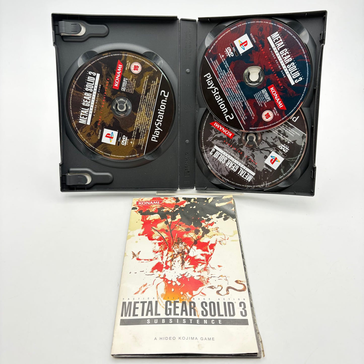 METAL GEAR SOLID 3 SUBSISTENCE - PLAYSTATION 2