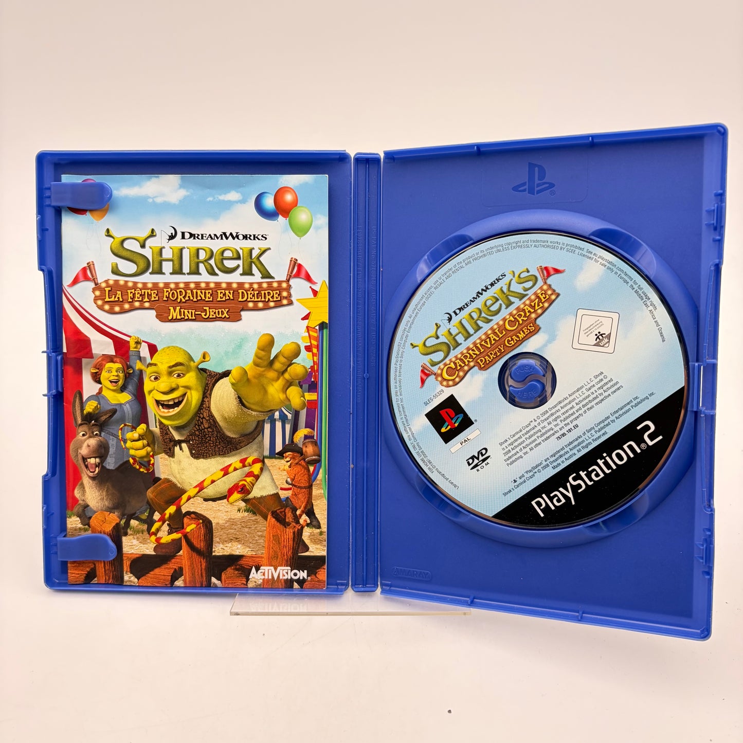SHREK LA FÊTE FORAINE EN DÉLIRE MINI-JEUX - PLAYSTATION 2