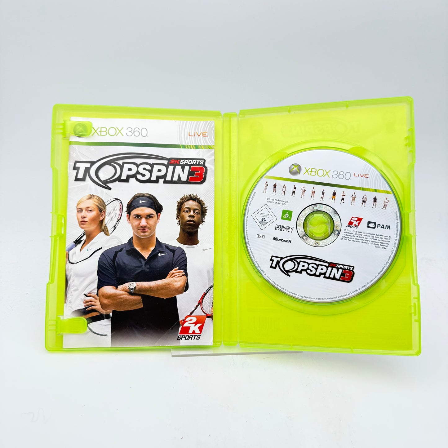 TOP SPIN 3 - XBOX 360