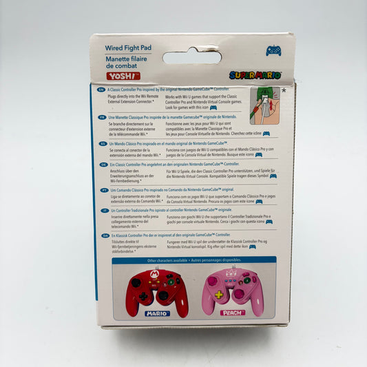 WIRED FIGHT PAD YOSHI - WII U