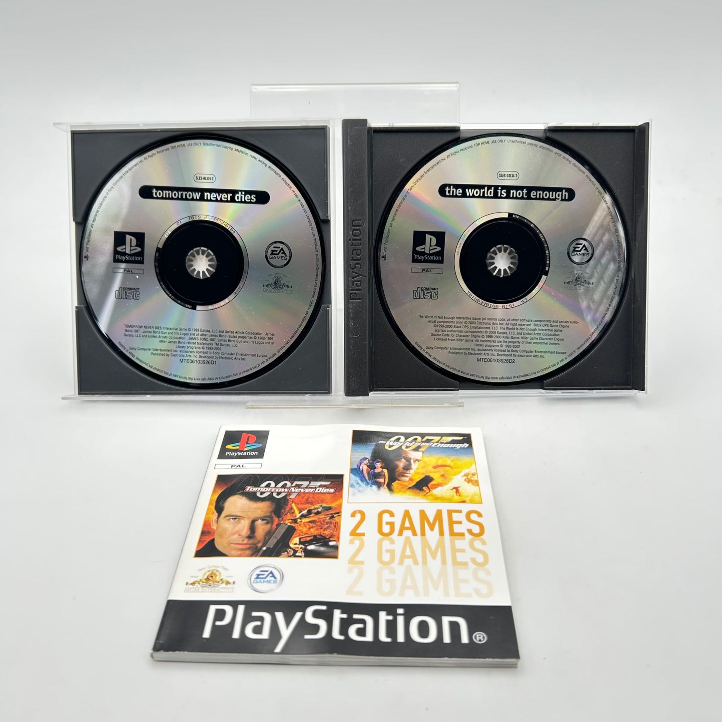TOMORROW NEVER DIES THE WORLD IS NOT ENOUGH - PLAYSTATION 1