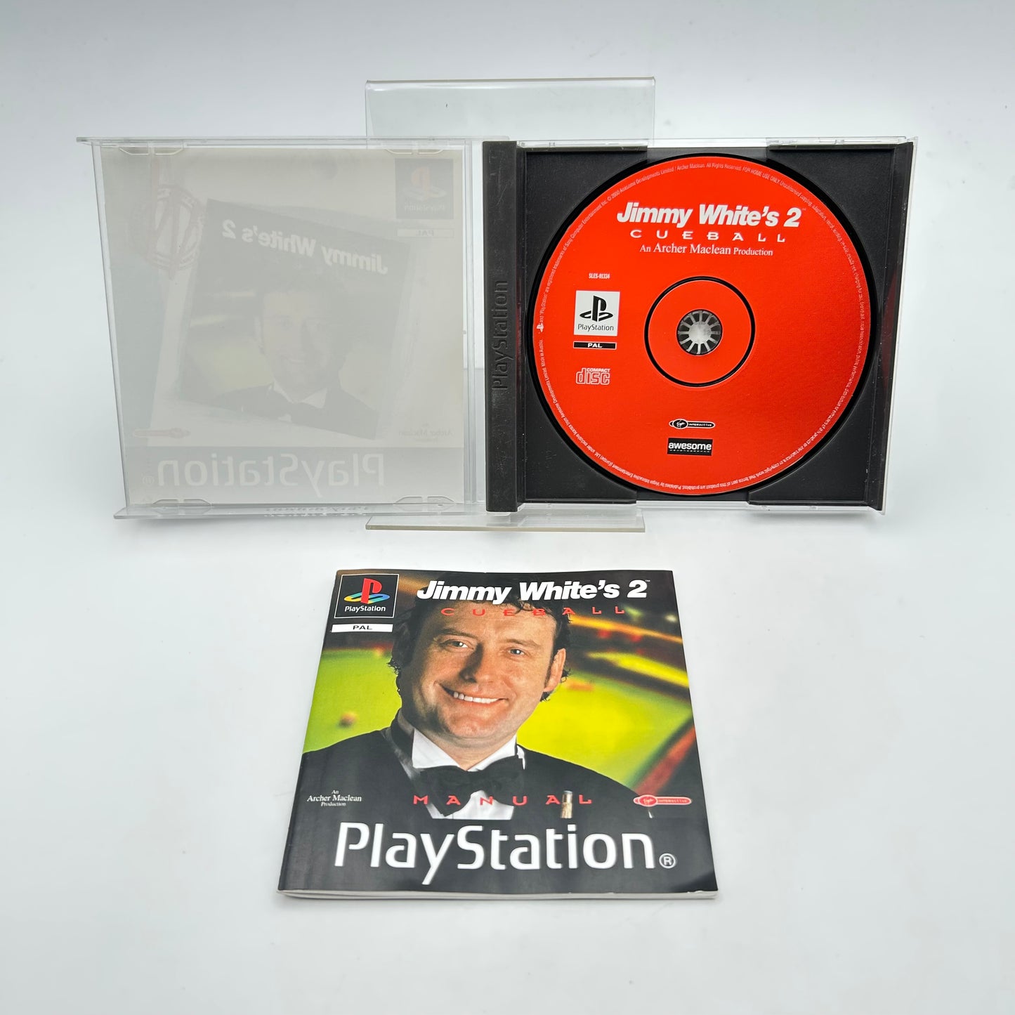 JIMMY WHITE’S 2 CUEBALL - PLAYSTATION 1