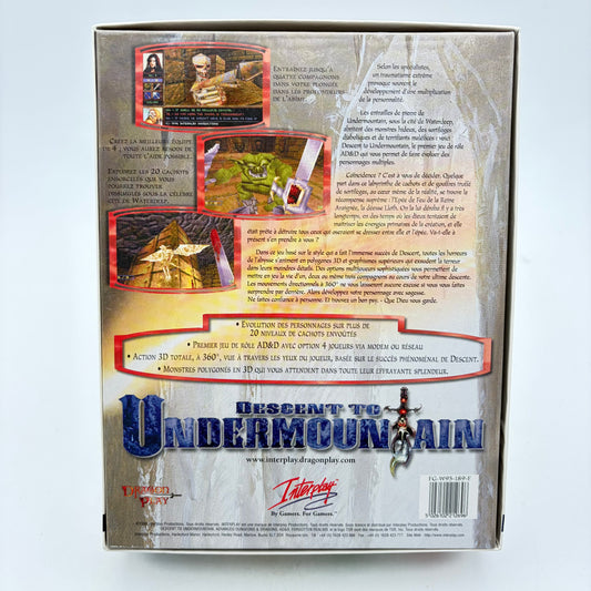 DESCENT TO UNDERMOUNTAIN - PC BIG BOX