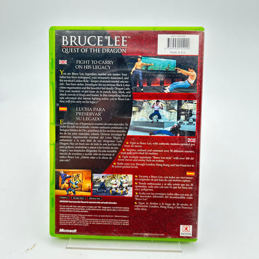 BRUCE LEE QUEST OF THE DRAGON - XBOX