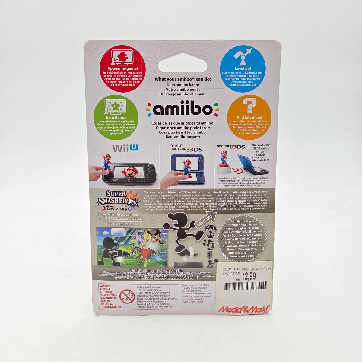 Amiibo Mr Game & Watch - Super Smash Bros Collection - Strike Games