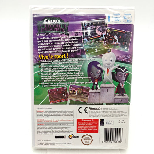 CASPER L'ÉCOLE DE LA PEUR (NEUF) - NINTENDO WII - Strike Games