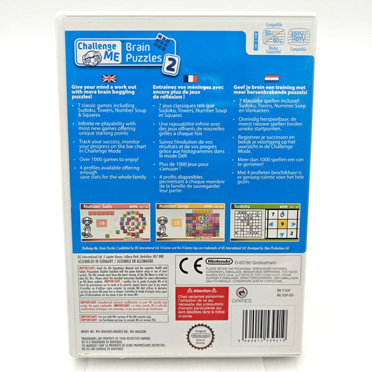 CHALLENGE ME: BRAIN PUZZLES 2 - NINTENDO WII - Strike Games