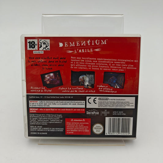 Dementium L'Asile - Nintendo DS - Strike Games